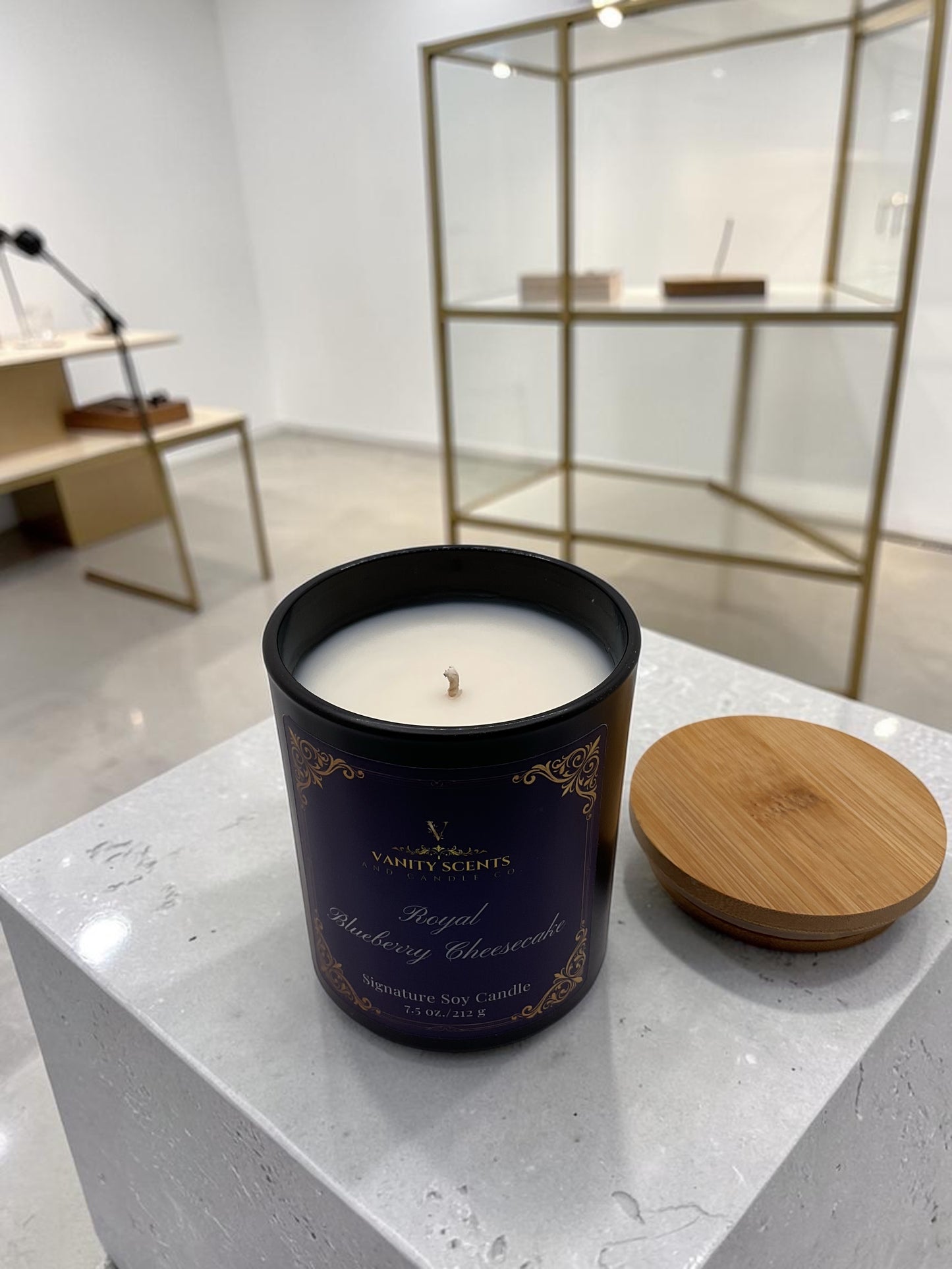 Royal Blueberry Cheesecake Candle