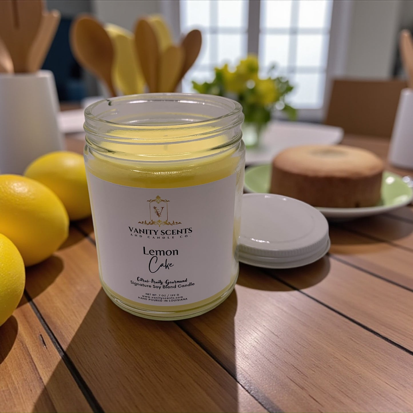Lemon Cake 7 oz Single wick Candle