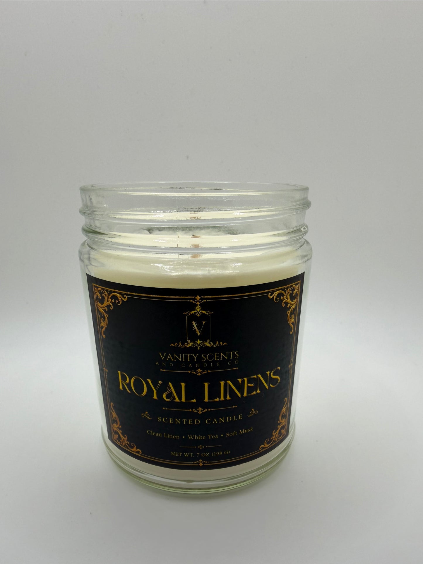 Royal Linens 7 oz Single Wick Candle