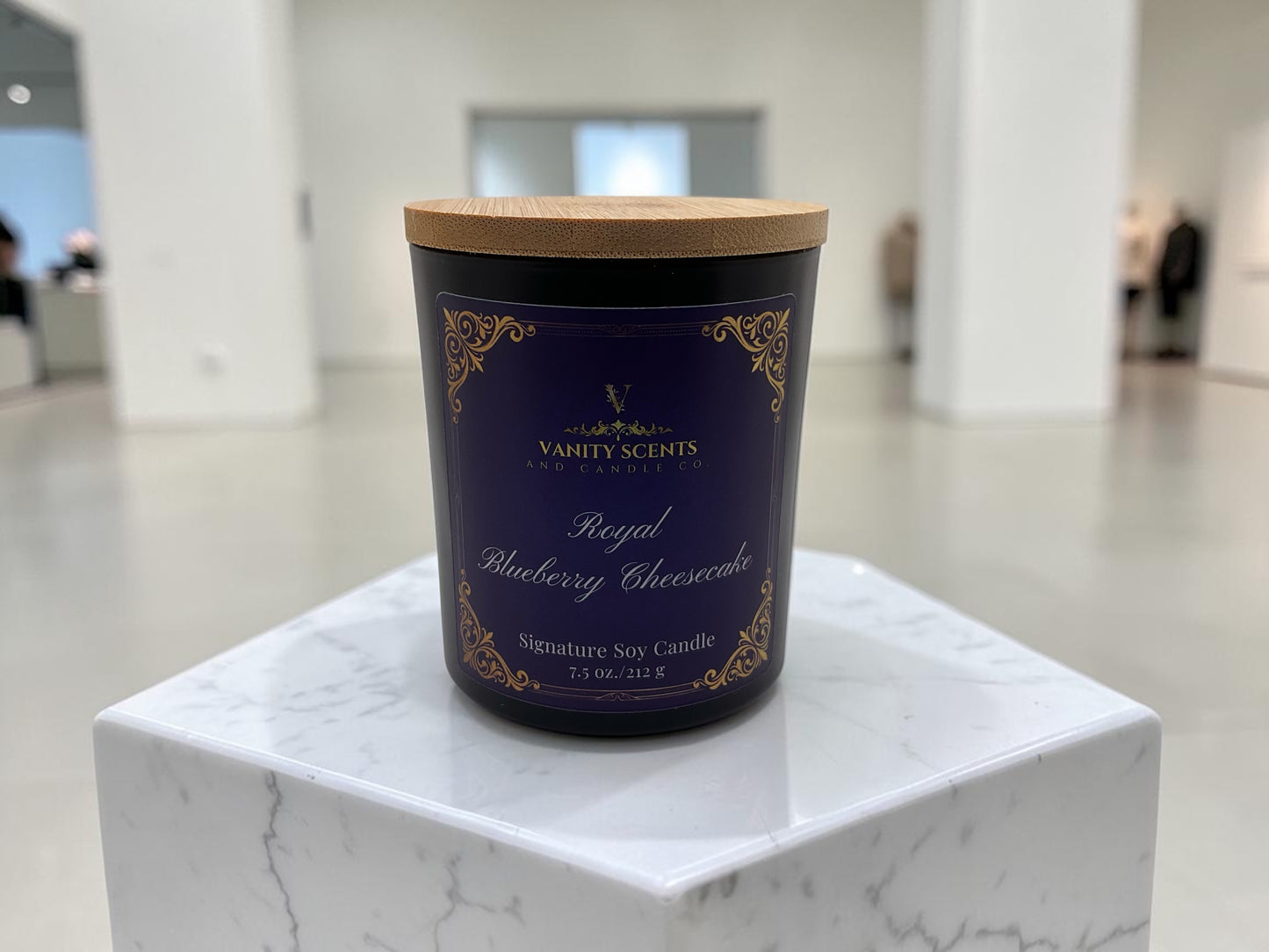 Royal Blueberry Cheesecake Candle