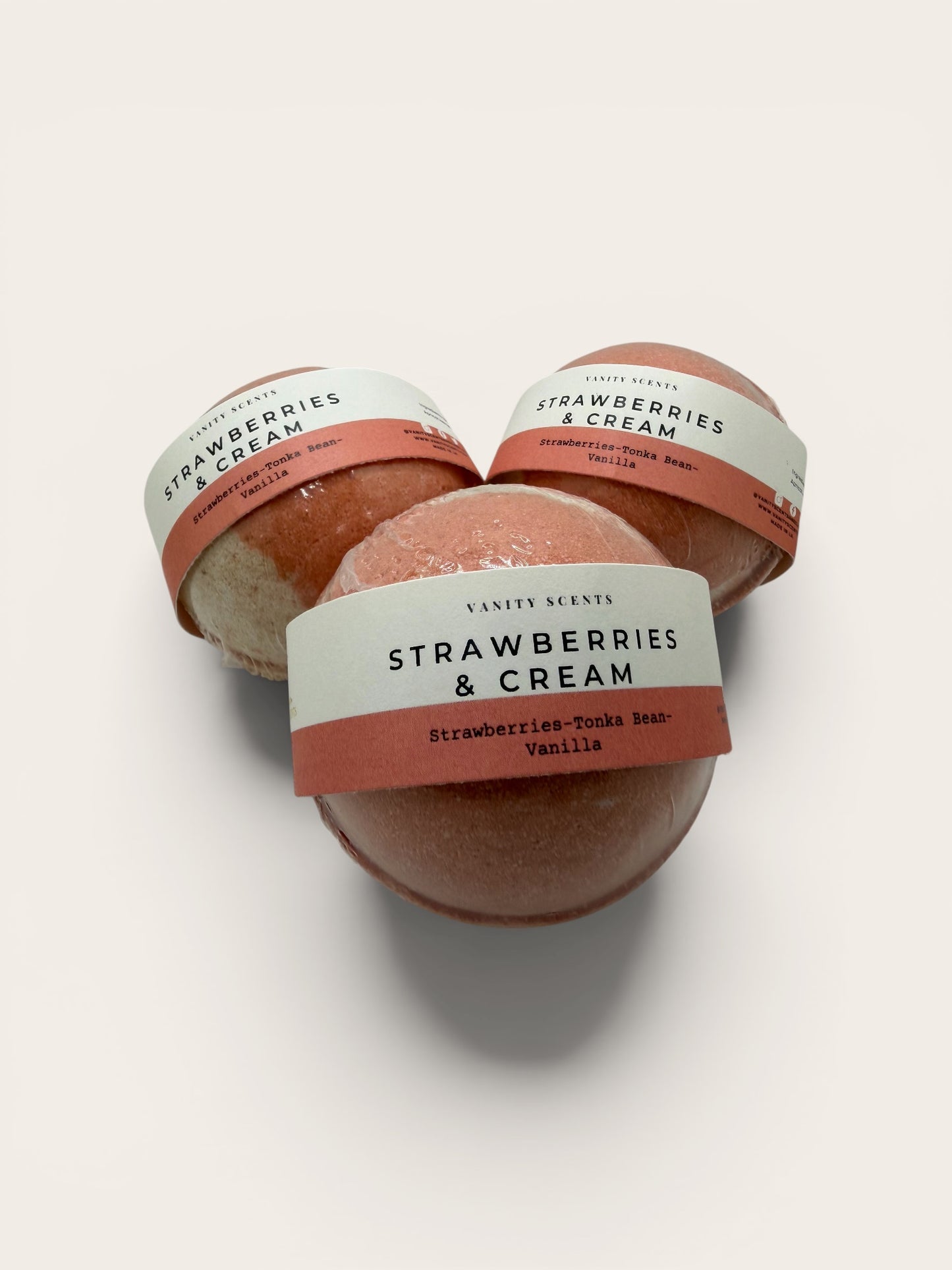 Strawberries & Cream Bath Bomb
