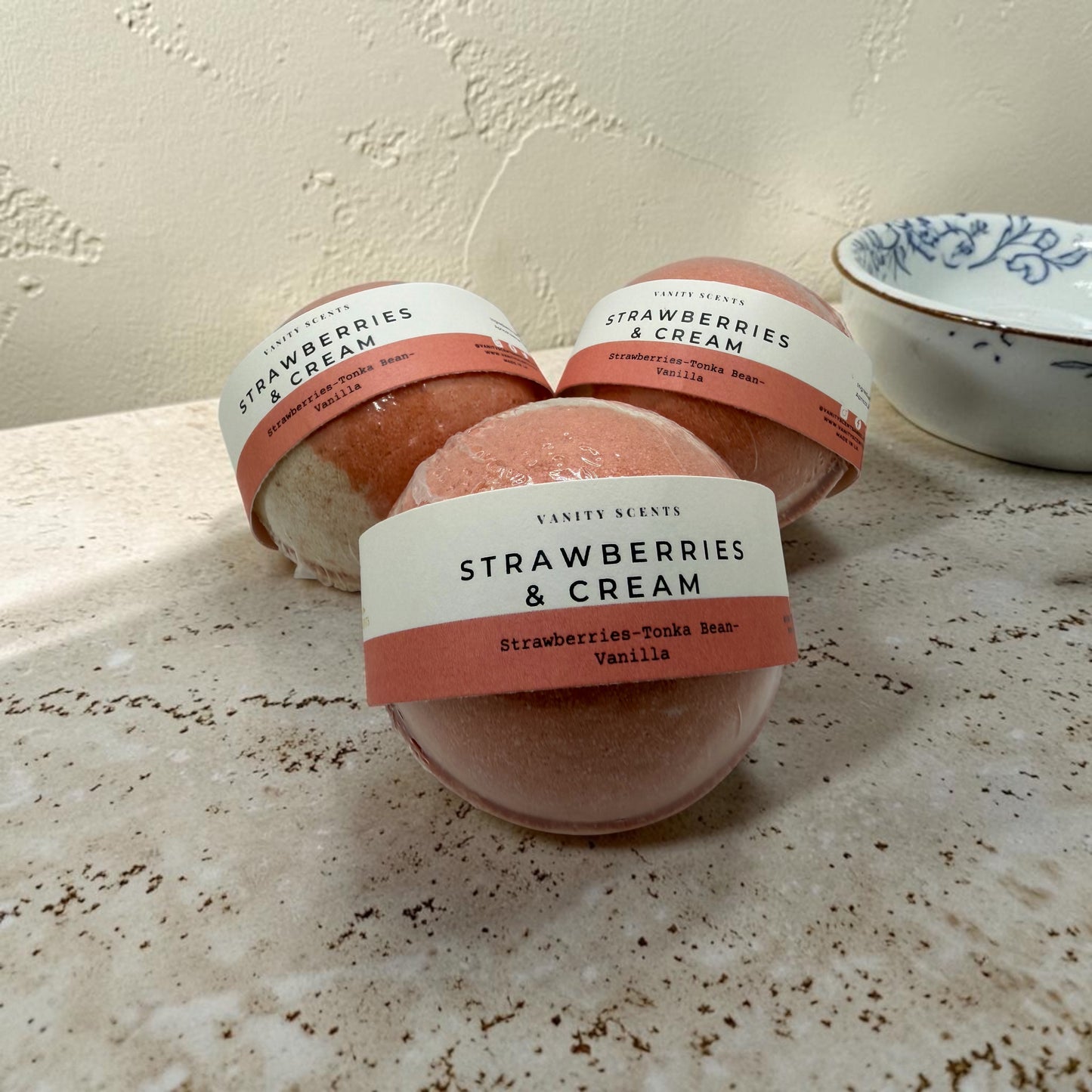 Strawberries & Cream Bath Bomb