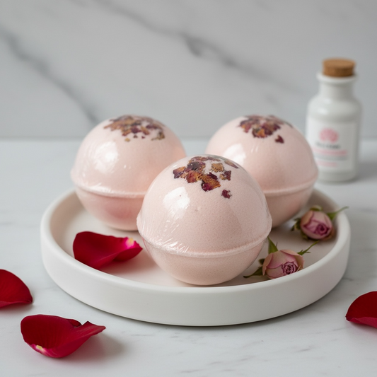 Silky Rose & Clay Bath Bomb