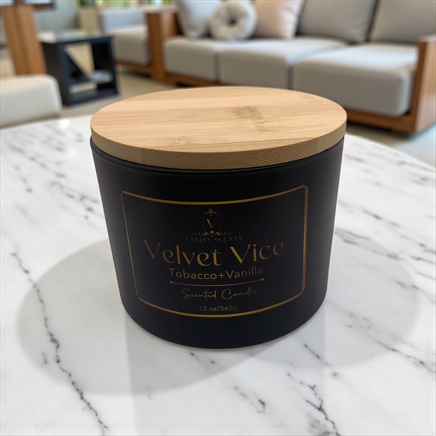 Velvet Vice-Tobacco Vanilla Candle-12oz